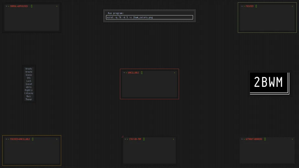 2bwm floating window demo