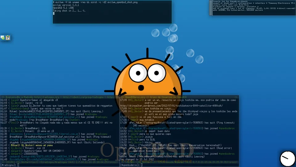 evilwm on OpenBSD 5.1