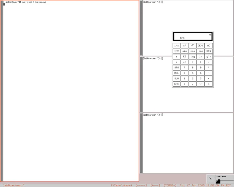 larswm tiled desktop