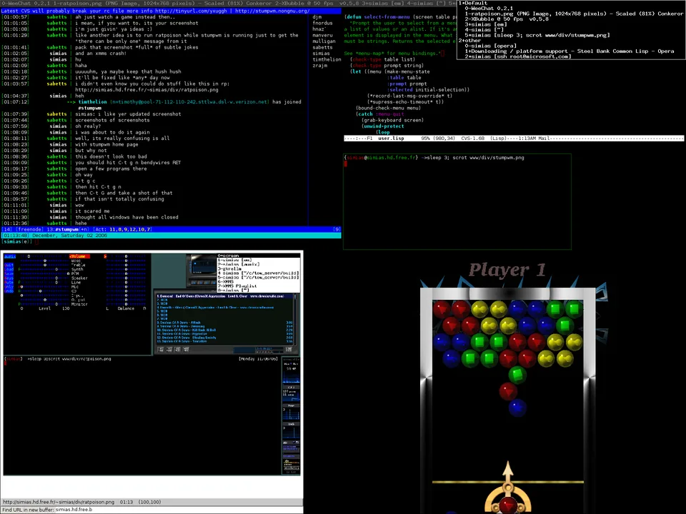 StumpWM virtual groups and non-overlapping frames