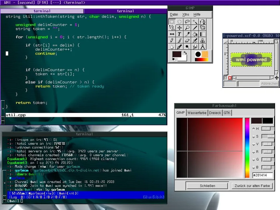 WMI desktop screenshot